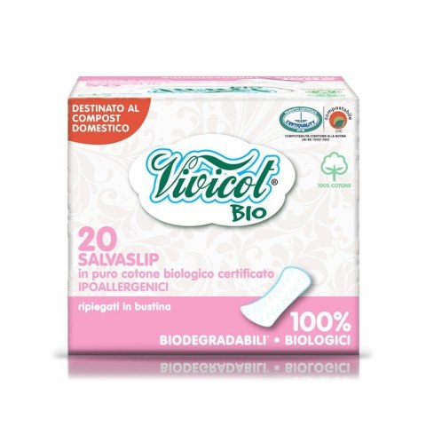 Ekologiczne Wkładki Higieniczne (składane) | ORGANICZNA BAWEŁNA (20 szt)