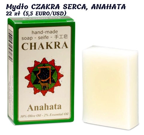 Mydło CZAKRA SERCA, ANAHATA - himalajskie, ręcznie robione