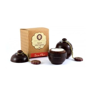Naturalne perfumy w kremie (6g) | Szkatułka DREWNIANA - Opium