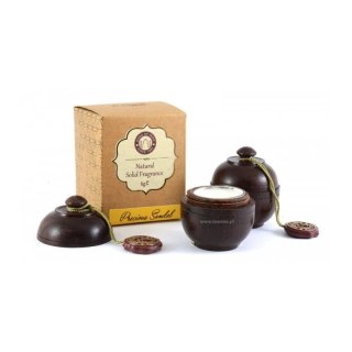 Naturalne perfumy w kremie (6g) | Szkatułka DREWNIANA - Precious Sandal