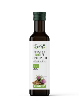 Olej z Ostropestu BIO Zimnotłoczony (250ml)
