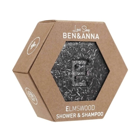 Szampon wzmacniający i żel pod prysznic, ELMSWOOD, w Kostce | Korzenno-drzewny (60 g)